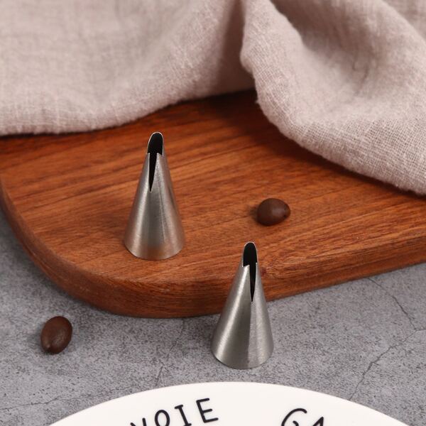 

1pc Stainless Steel Piping Nozzle, Silver