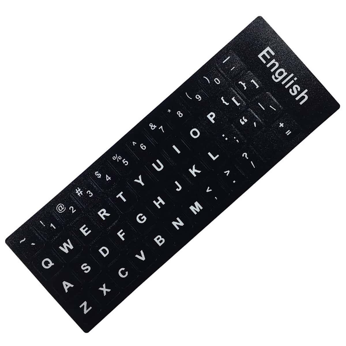 

1pc Keyboard Sticker, Black and white