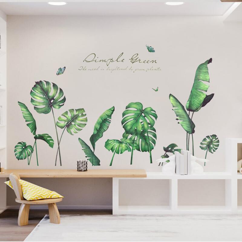 

Plants Print Wall Sticker, Multicolor