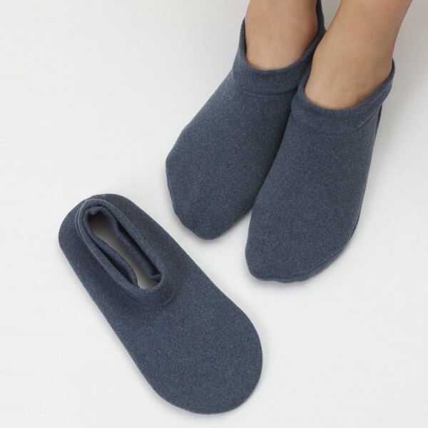 

2pairs Solid Ankle Socks, Blue
