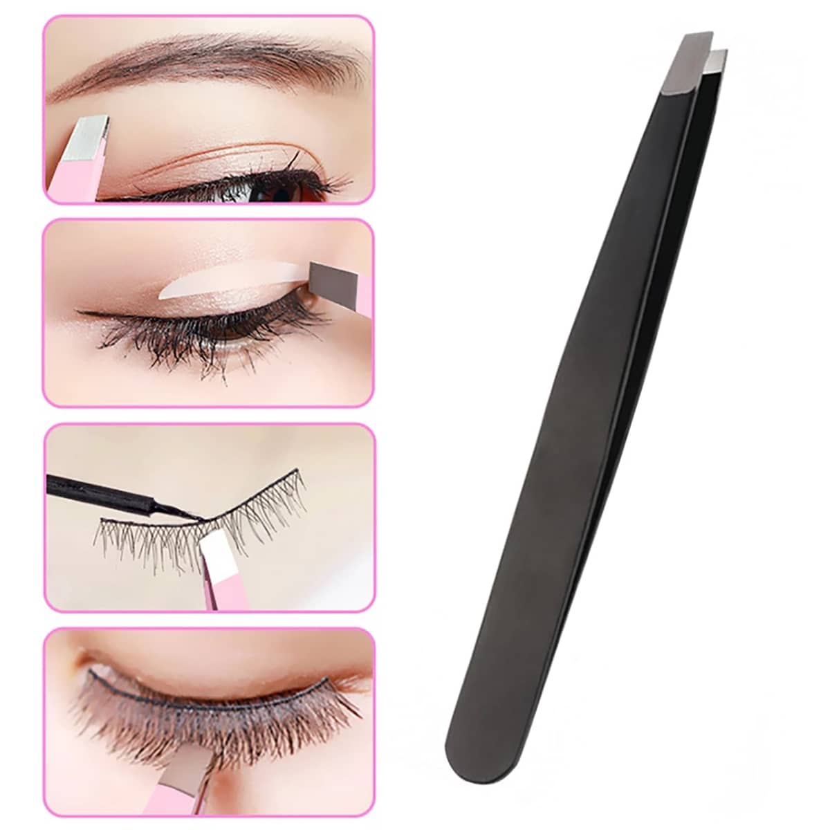 

Random 1pc Multifunctional Stainless Steel Tweezer, Multicolor
