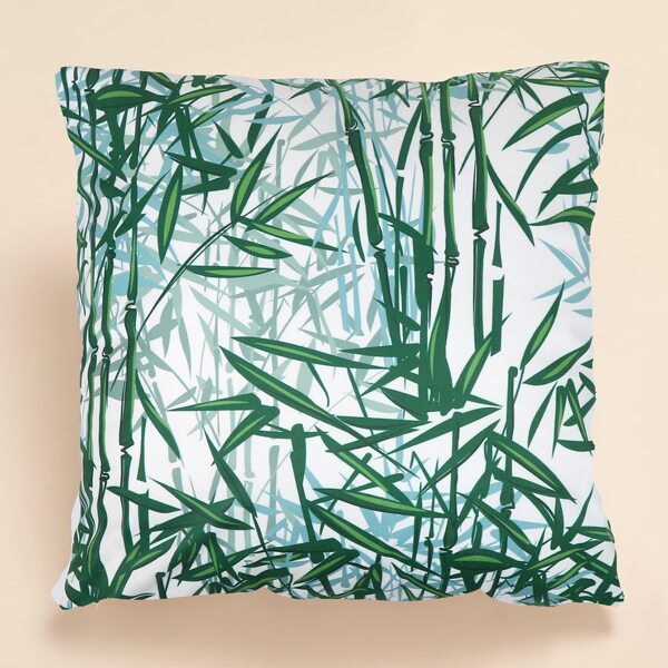 

Bamboo Print Cushion Cover Without Filler, Multicolor