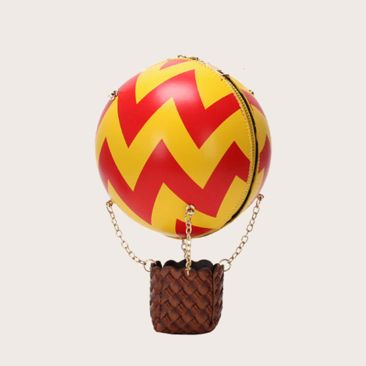 

Hot Air Balloon Shaped Crossbody Bag, Multicolor