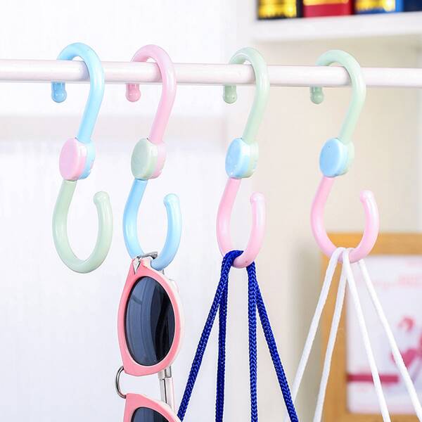 

3pcs S Shaped Two Tone Hook, Multicolor