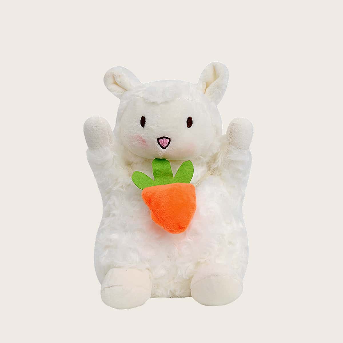 

Cartoon Sheep Fluffy Crossbody Bag, White