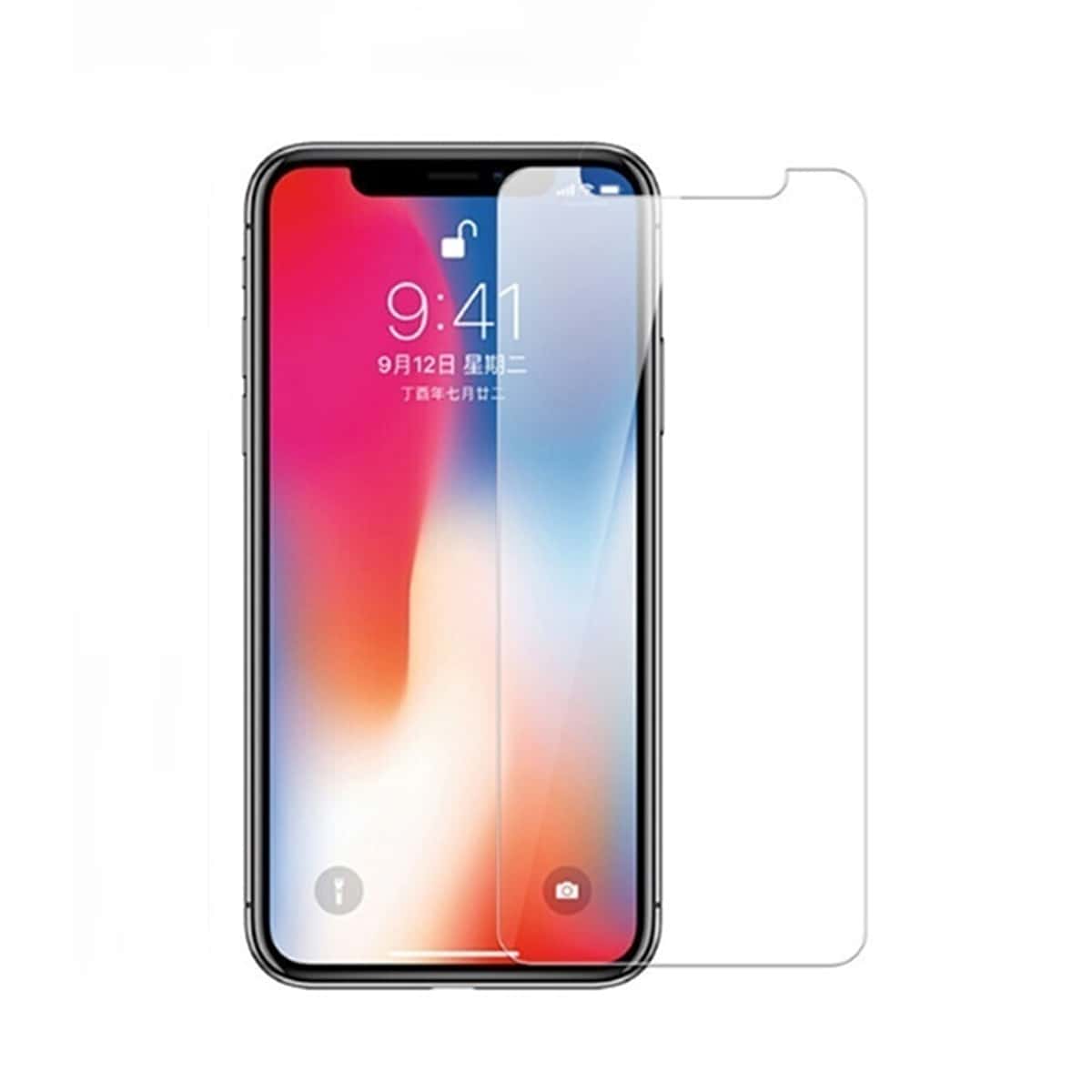 

1pc iPhone Screen Tempered Film, Clear