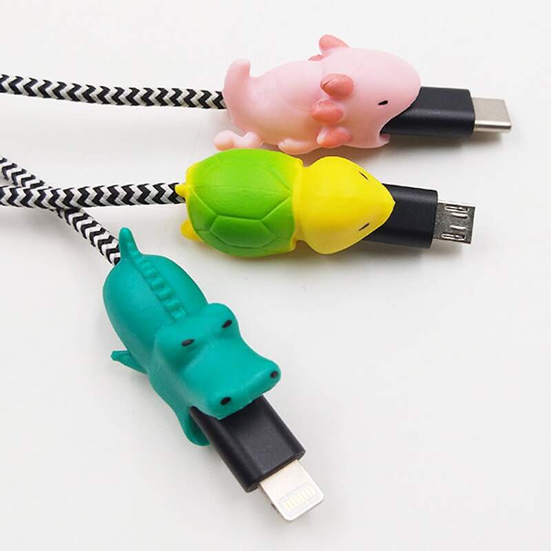 

1pc Random Animal Shaped Data Cable Protector, Multicolor