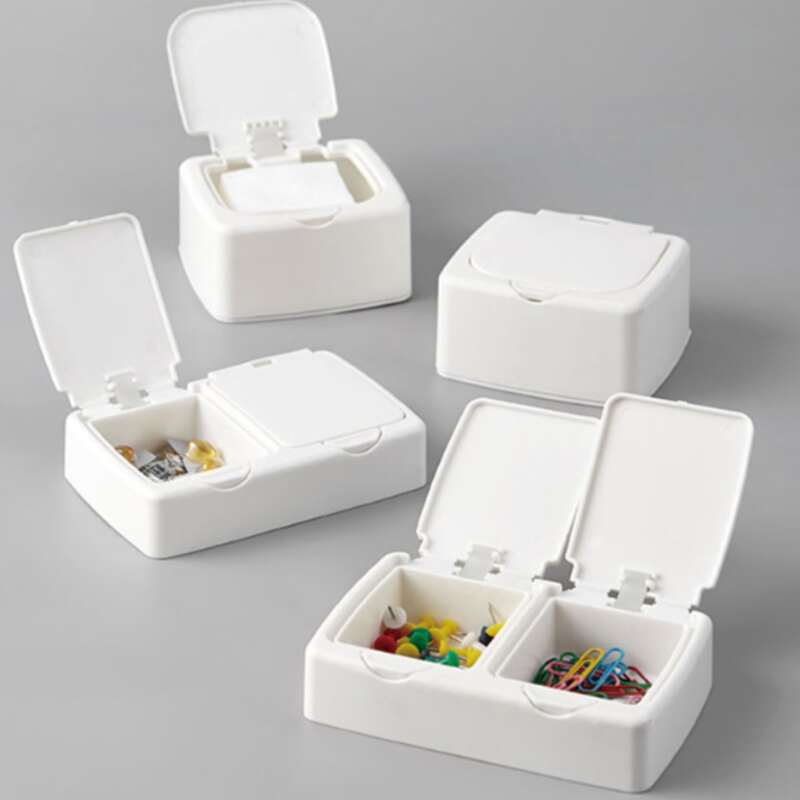 

Random 1pc Mini Pop-up Storage Box, White