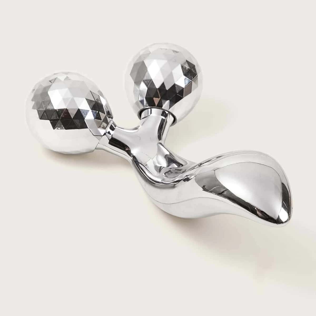 

3D Roller Face Massager, Silver