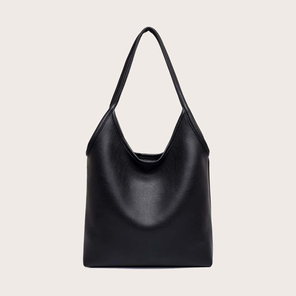 

Minimalist Large Capacity Tote Bag, Black