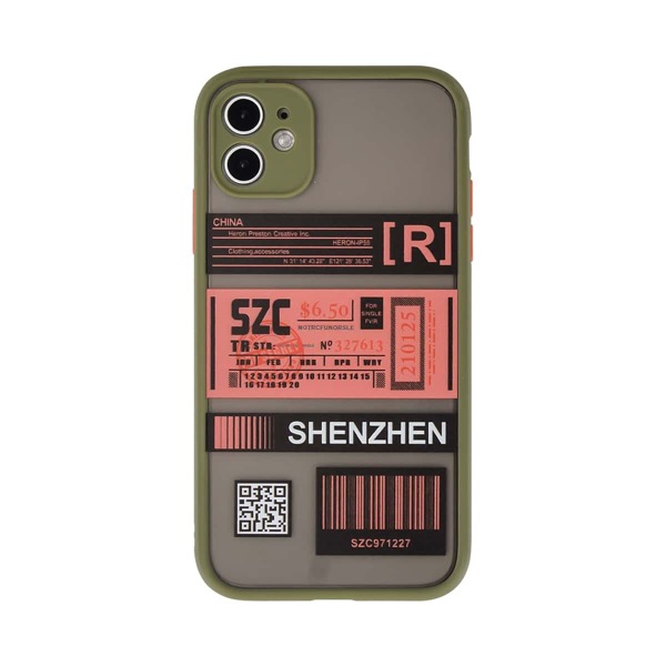 

Label Pattern iPhone Case, Multicolor
