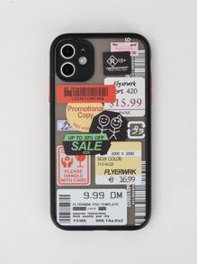 Label Collage Case Compatible With iPhone