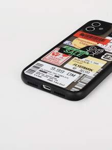 Label Collage Case Compatible With iPhone
