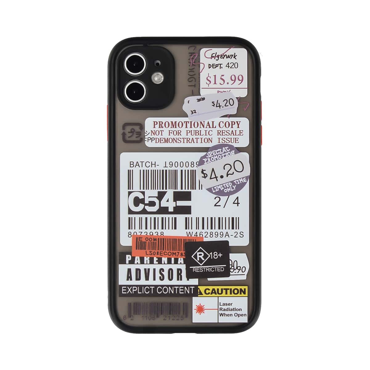 

Label Collage iPhone Case, Multicolor