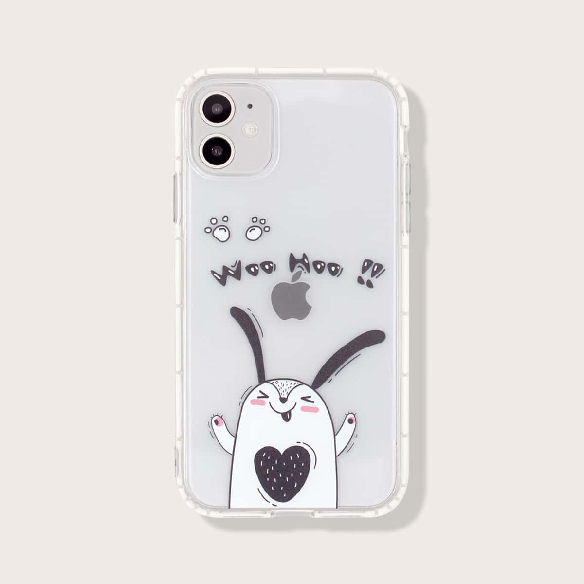 

Cartoon Graphic iPhone Case, Multicolor clear