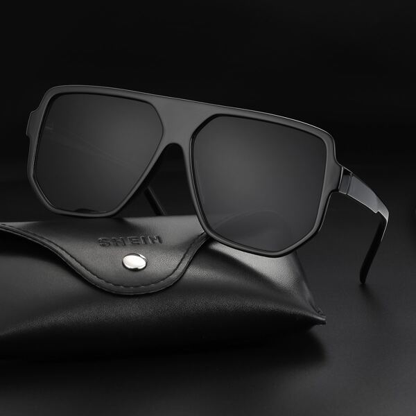 

Men Acrylic Frame Sunglasses, Black