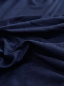 Vỏ bọc sofa co giãn màu đồng nhất & vỏ đệm 1pc - Màu xanh hải quân - Xem 5