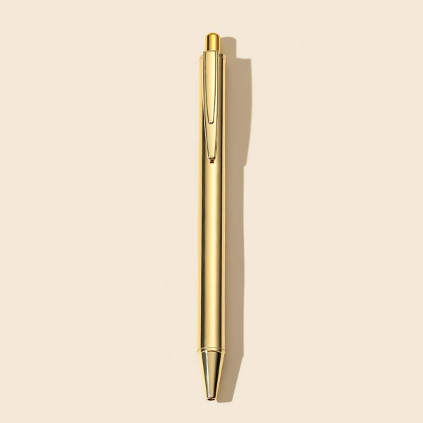 

1pc Metal Ballpoint Pen Set, Black