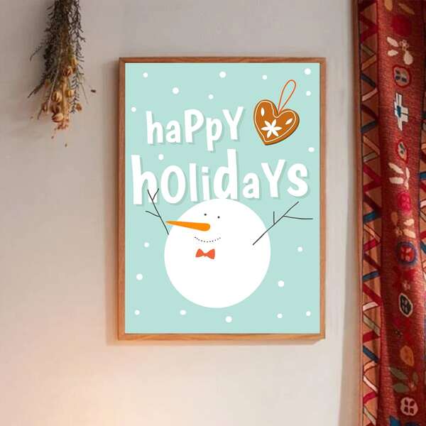 

Cartoon Graphic Wall Painting Without Frame, Multicolor