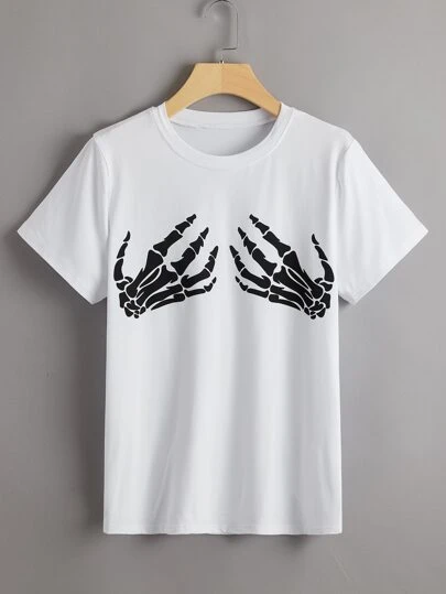 UBUB Scheletro Magliette Uomo//Donna Scheletro Stampa 3D Maglietta Moda Casual Stile Harajuku Maglietta Streetwear Taglie Forti