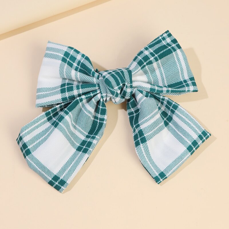 

Plaid Bow Hair Clip, Multicolor