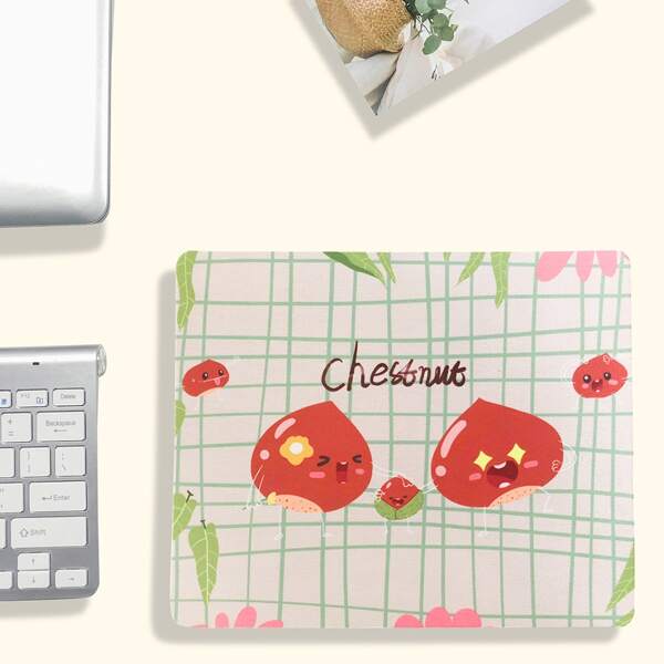

Chestnut Pattern Mouse Pad, Multicolor