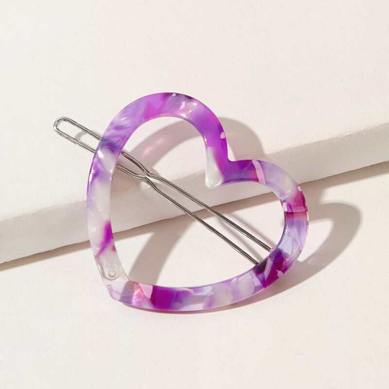 

Heart Hair Clip, Multicolor