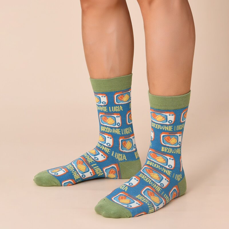 

Guys Letter Graphic Socks, Multicolor