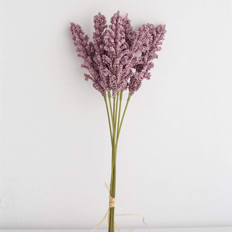 

6branches Artificial Wheat Ear, Purple