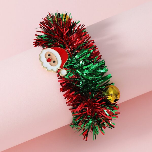 

Girls Santa Claus Decor Bracelet, Multicolor