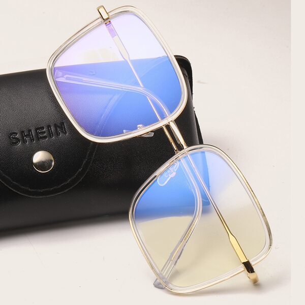 

Men Square Frame Anti-blue Glasses