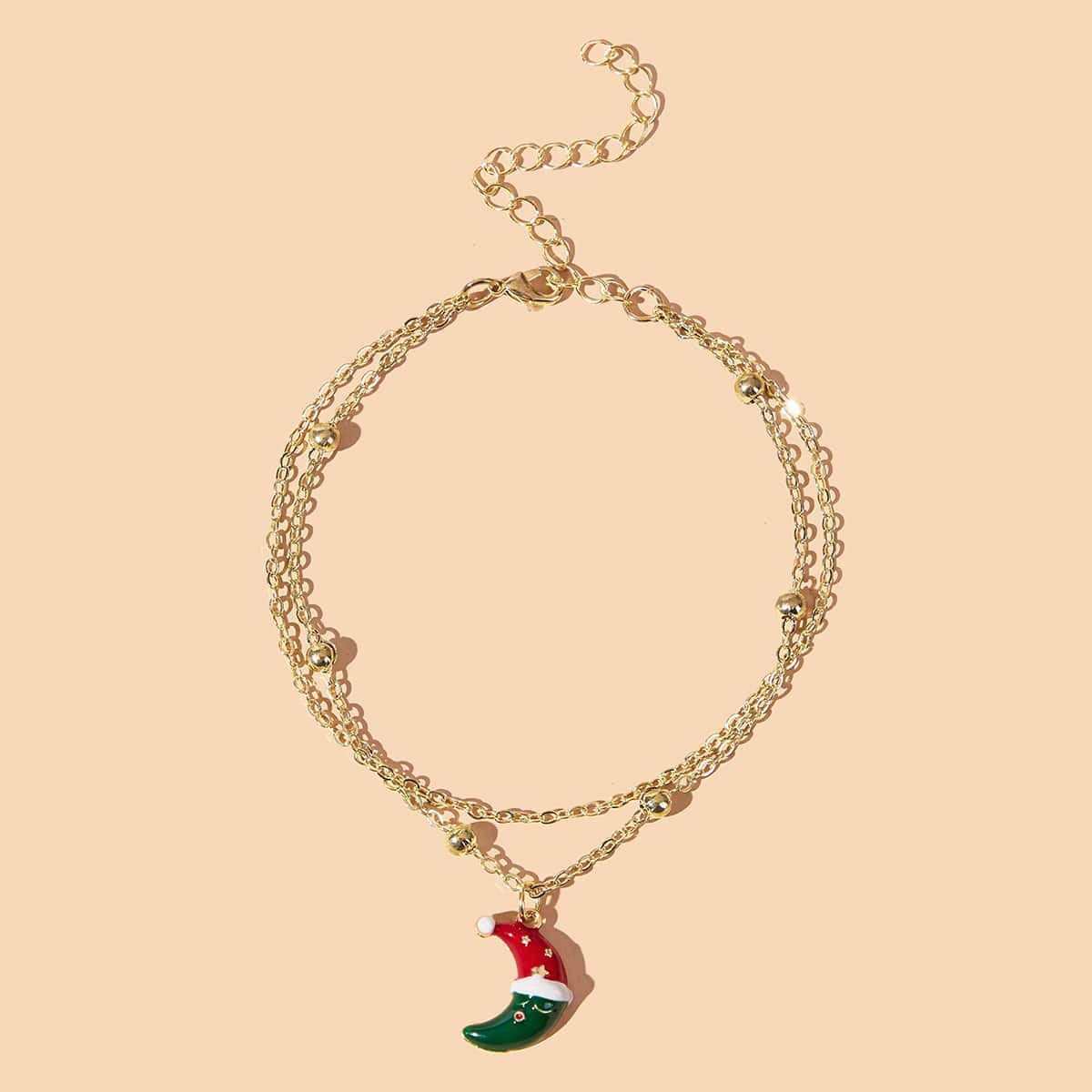 

Christmas Moon Chain Bracelet, Gold