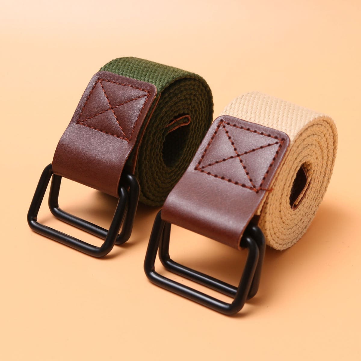 

2pcs Simple Tape Belt, Multicolor