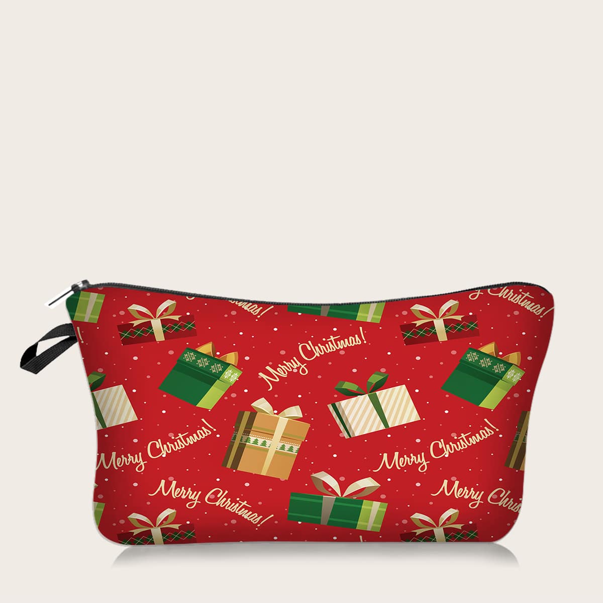 

Christmas Pattern Makeup Bag, Multicolor