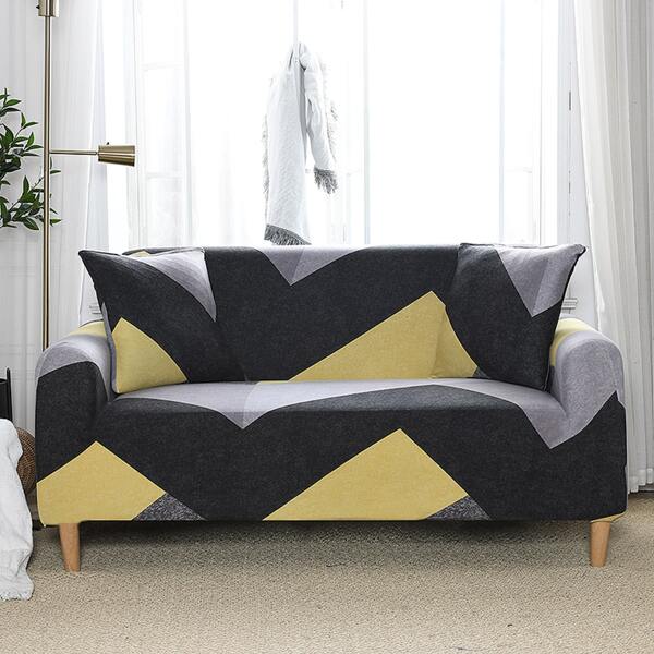 

Chevron Pattern Stretchy Sofa Cover Without Cushion, Multicolor