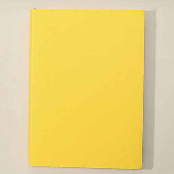 

1pc Solid Color Cover Notebook, Yellow