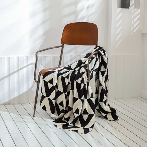

Geometric Pattern Blanket, Multicolor