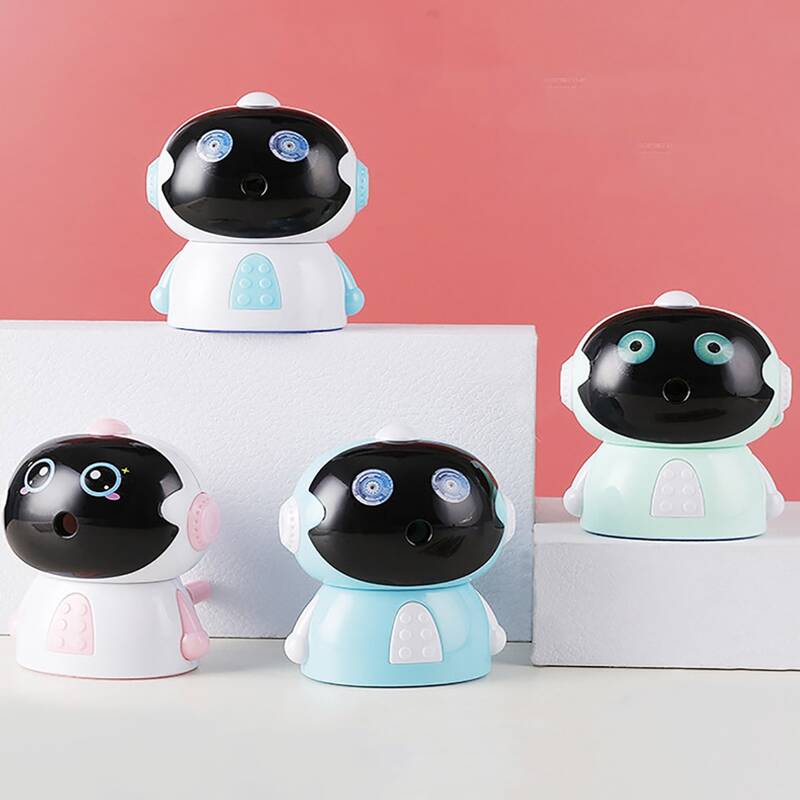 

1pc Robot Shaped Random Pencil Sharpener, Multicolor