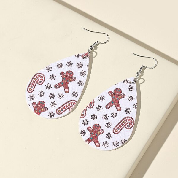 

Christmas Water Drop Earrings, Multicolor