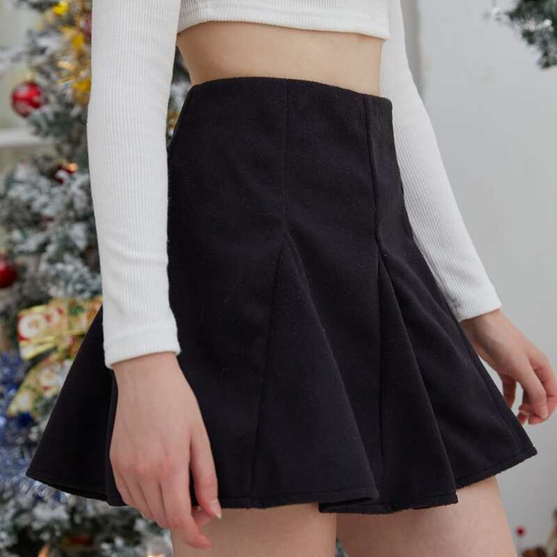 

Mini Flared Skirt, Black