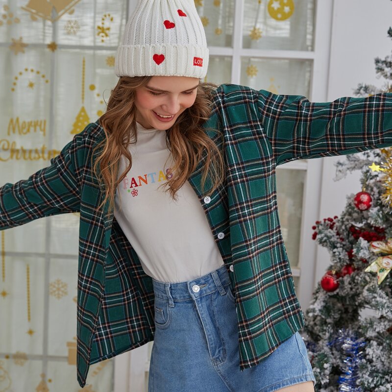 

Christmas Plaid Shirt, Multicolor