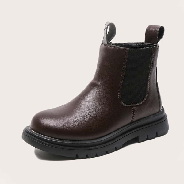 

Girls Minimalist Ankle Boots, Brown