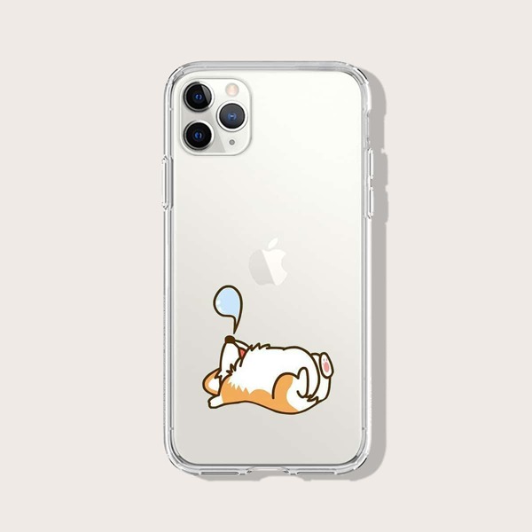 

Чехол для iPhone с мультипликационным рисунком, Прозрачный