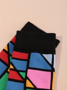 男士拼色襪子 - 彩色 - 查看 3