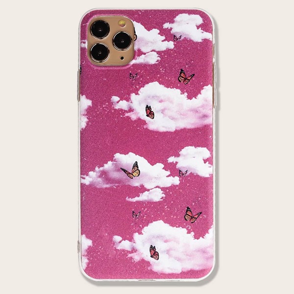 

Butterfly Print iPhone Case, Multicolor
