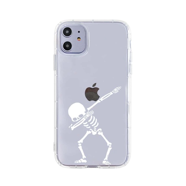 

Skull Pattern Clear iPhone Case