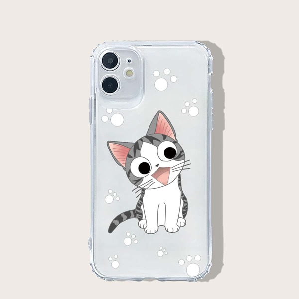 

Cute Cat Pattern iPhone Case, Multicolor