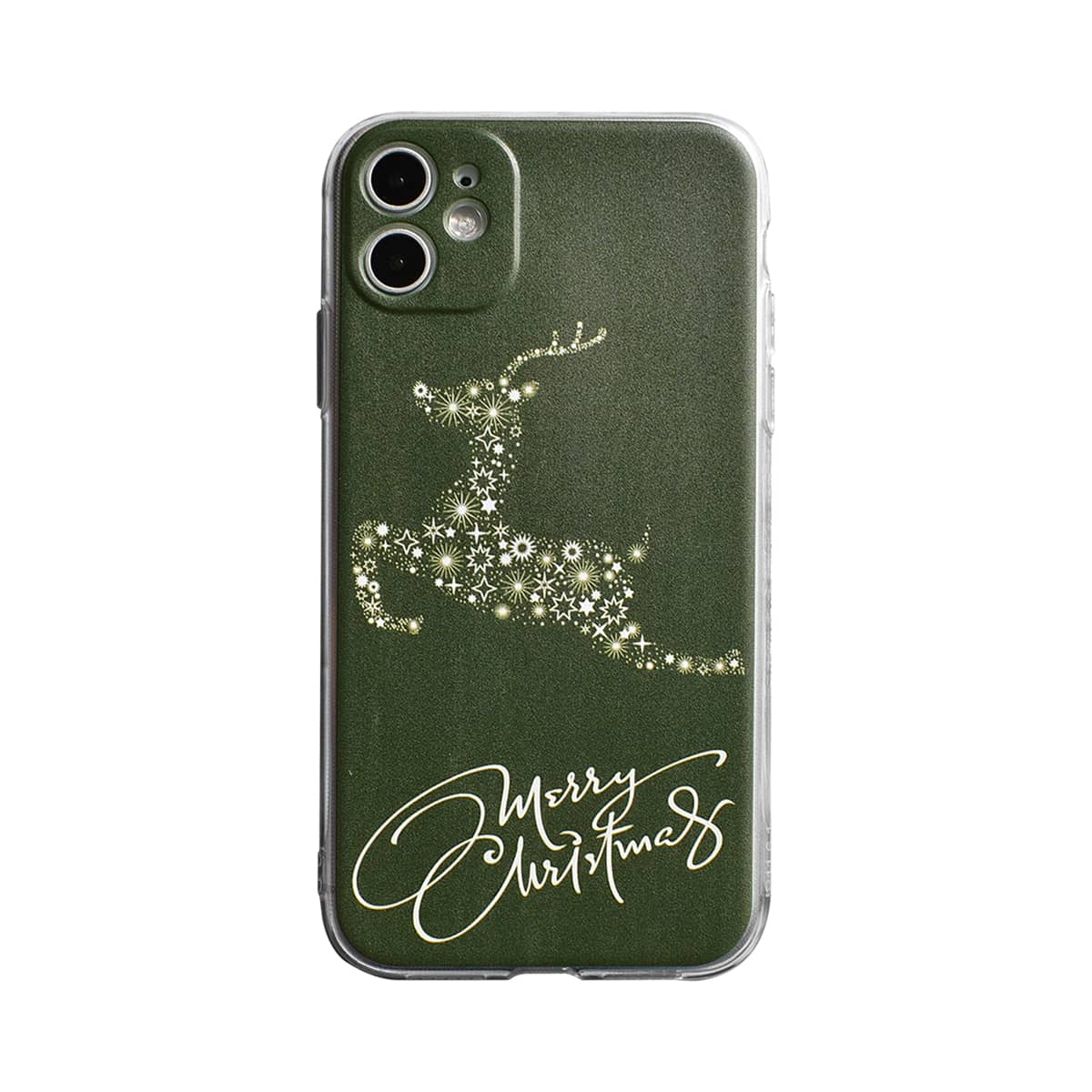 

Christmas Deer iPhone Case, Green