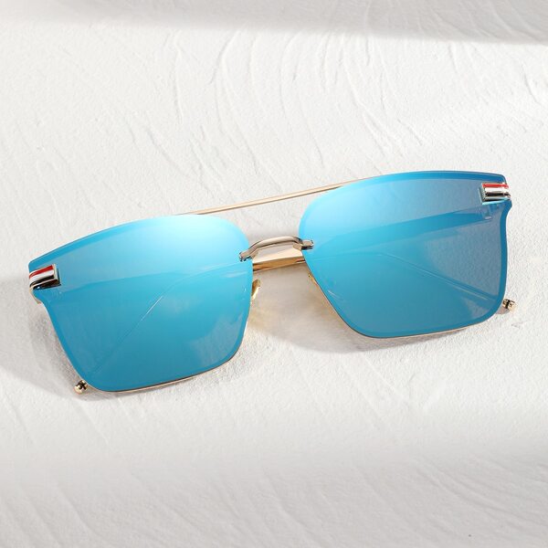 

Men Top Bar Sunglasses, Gold