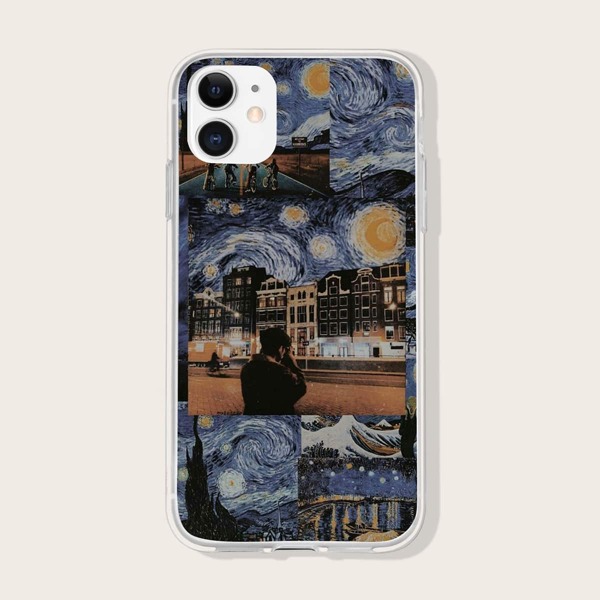 

Чехол для iPhone с рисунком, Многоцветный